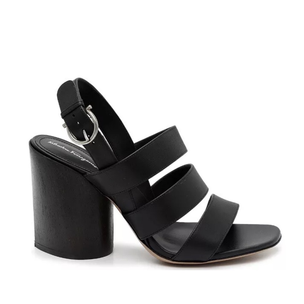 Salvatore Ferragamo Black Women's Sandals